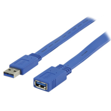 Valueline / Nedis USB 3.0 hosszabítókábel A/A, 1m kábel és adapter