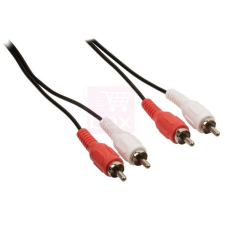 Valueline RCA kábel 10m, 2xRCA apa - 2xRCA apa audió/videó kellék, kábel és adapter