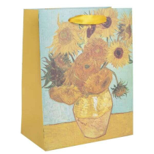 Van Gogh Napraforgók ajándéktasak - 23x18 cm ajándéktasak