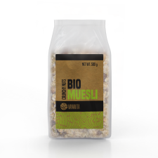 VanaVita Bio Muesli 500 g crispy fruits &amp; seeds reform élelmiszer