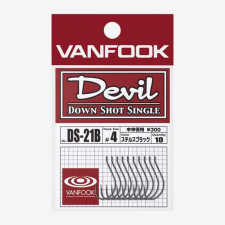  Vanfook DS-21R Devil 3 dropshot horog 10db horog