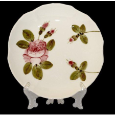 Vanilia Kerámia 44-08, Romantik rózsás teásalj,kerámia,kézzel festett, V.K.44-08 konyhai eszköz