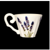 Vanilia Kerámia 52-05, Violin levendulás kávéscsésze,kerámia,kézzel festett, V.K.52-05