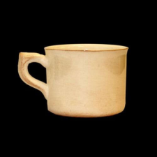 Vanilia Kerámia Romantik nagyibögre, natúr, kerámia, kézzel festett-5dl bögrék, csészék