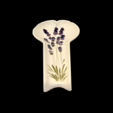 Vanilia Kerámia Violin levendulás lapos fakanáltartó, kerámia, kézzel festett-12,5x25x3cm konyhai eszköz