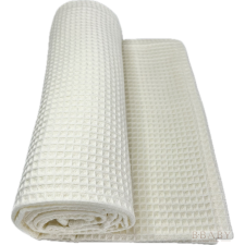 Vanília waffle babatakaró 70x90 cm – természetes pamut, OEKO-TEX, légáteresztő babaágynemű, babapléd