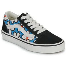 Vans Rövid szárú edzőcipők Old Skool Painted Floral Bright Azure Fekete 34