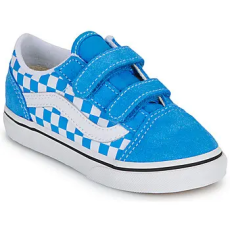 Vans Rövid szárú edzőcipők Old Skool V COLOR THEORY CHECKERBOARD Bright Azure Kék 22