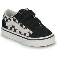 Vans Rövid szárú edzőcipők Old Skool V GEO CHECK BLACK Fekete 26 1/2