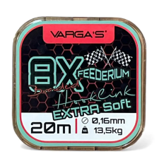 Varga's Feederium 8X előke zsinór 20m 0,16mm horgászzsinór