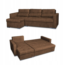  Varius Sarokkanapé Ágy Funkcióval Családi Sarokkanapé Barna Színű, Anélkül bútor