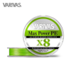  Varivas Max Power PE X8 Lime Green Fluo 150m #2,0 0,235mm 33lbs fonott zsinór