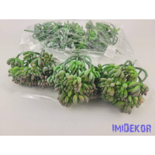  Varjúháj többágú 21 fejes gumis pozsgás 14 cm - Hamvas dekorációs kellék