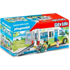 Városi élet iskolabusz figurákkal playmobil
