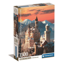 Városok Németország Neuschwantein 1500 db-os Compact puzzle Clementoni puzzle, kirakós