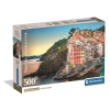 Városok Olaszország Riomaggiore 500 db-os Compact puzzle Clementoni