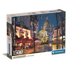 Városok Párizs Montmarte 1500 db-os Compact puzzle Clementoni puzzle, kirakós