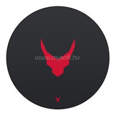 VARR VGFMB01 gamer szőnyeg, szék alá, kör alakú, fekete (VGFMB01) lakástextília