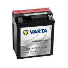 Varta 12v 6ah 100A AGM motor akkumulátor jobb+ YTX7L-BS 506014005A514 egyéb motorkerékpár alkatrész