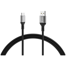 Varta 57935101111 USB-A apa - USB-C apa Adat és töltő kábel - Fekete (2m) kábel és adapter