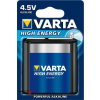 Varta Elem, 3LR12 lapos elem, 4,5 V, 1 db, VARTA "High Energy"
