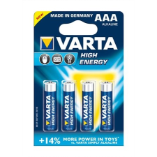 Varta Elem, AAA mikro, 4 db, VARTA "High Energy" ceruzaelem