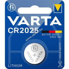 Varta gombelem CR2025 Líthium 1db/csom gombelem