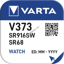 Varta gombelem, óraelem V373/SR68/SR916SW 1db/csomag - Kiárusítás! gombelem