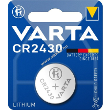 Varta lithium gombelem CR2430 3V 1db/csom. gombelem