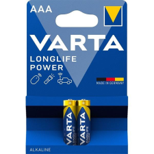 Varta Longlife Power AAA (LR03) alkáli mikro ceruza elem (2db/bliszter) (4903121412) ceruzaelem