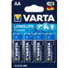 Varta Longlife Power alkáli 4906 AA mignon / ceruza elem 4db/csom.