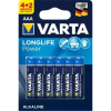 Varta Longlife Power alkáli elem AAA 6db (4903121436) (V4903121436)