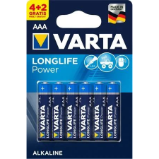 Varta Longlife Power alkáli elem AAA 6db (4903121436) (V4903121436) ceruzaelem