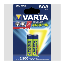 Varta Longlife Ready2Use mikro akku 800mAh (2xAAA) tölthető elem