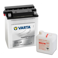 Varta Powersports Freshpack 12V 14Ah bal+ - YB14-A2 motor motorkerékpár akkumulátor akku 514012014 autó akkumulátor