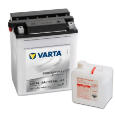 Varta Powersports Freshpack 12V 14Ah jobb+ - 12N14-3A / YB14L-A2 motor motorkerékpár akkumulátor akku 514011014 autó akkumulátor