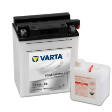 Varta Powersports Freshpack 12V 14Ah jobb+ - YB14L-B2 motor motorkerékpár akkumulátor akku 514013014 autó akkumulátor