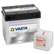 Varta Powersports Freshpack 12V 30Ah jobb+ - 53030 motor motorkerékpár akkumulátor akku 530030030 autó akkumulátor