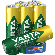 Varta Recharge Accu Power Tölthető elem AA 2100 mAh R2U 6 db ceruzaelem