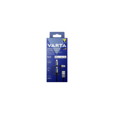 Varta Speed USB-A apa - USB Type-C / MicroUSB / Lightning apa Adat és töltő kábel - Fekete (2m) kábel és adapter