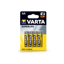 Varta Superlife Zinc-Carbon AA ceruza elem - 4 db/csomag (VR0023) ceruzaelem