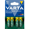 Varta Tölthető elem, AA ceruza, 4x2600 mAh, előtöltött, VARTA "Power"