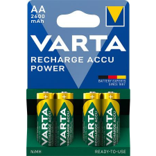 Varta Tölthető elem, AA ceruza, 4x2600 mAh, előtöltött, VARTA "Power" tölthető elem