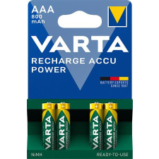 Varta Tölthető elem, AAA mikro, 4x800 mAh, előtöltött, VARTA "Power" tölthető elem