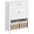 Vasagle Fürdőszobai szekrény 2 fiókkal 30 × 60 × 80 cm, fehér