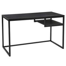 Vasagle Íróasztal, modern Számítógép Asztal 120 x 60 x 75 cm, fekete íróasztal