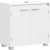 Vasagle Mosdó alatti fürdőszobai szekrény, 30 x 60 x 60 cm, Felhőfehér
