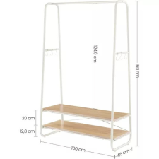  Vasagle Ruhaállvány 100x45x160cm RGR112W09 bútor