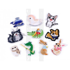  Vasalható állatkák mix - 10 db dekorációs kellék