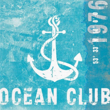 Vasmacskás szalvéta - világoskék - Ocean Club papírárú, csomagoló és tárolóeszköz